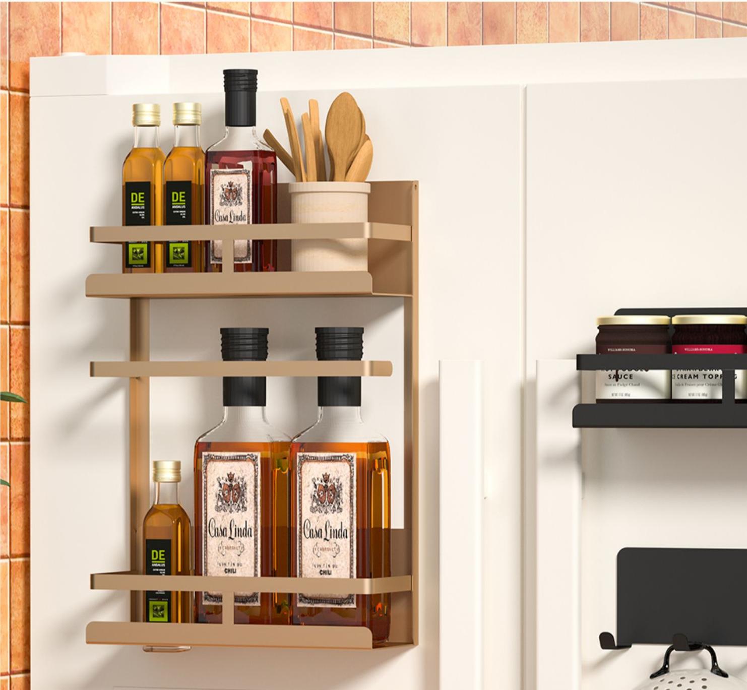 Magnetic Refrigerator Storage Rack (5).jpg