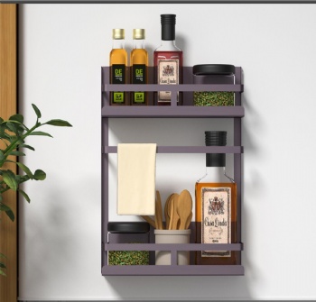 Magnetic Refrigerator Storage Shelf - Organize Your Kitchen in Style!